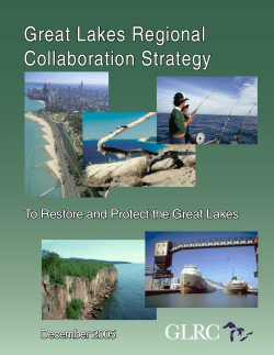Great Lakes Regional Collaboration Strategy