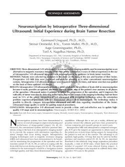 Neuronavigation by Intraoperative Three