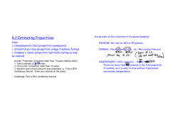 8.2 Estimating Proportions
