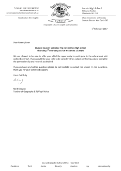 Student Council &ndash; Voicebox Trip to Chorlton High