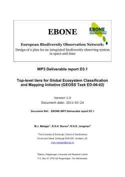 GEOSS Task ED-06