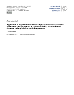 Supplement - Atmos. Meas. Tech