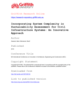 Incorporating System Complexity in Sustainability Assessment for