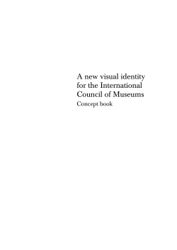 Concept book of the new ICOM logo