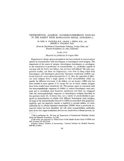 From the Department of Experimental Pathology