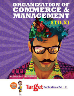 Std.11 Commerce, Organization of Commerce and Management