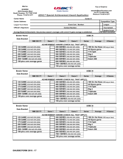 Adult - Greater Houston USBC