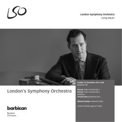 London`s Symphony Orchestra