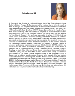 Fatima Cardoso, MD
