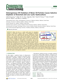 Heterogeneous OH Oxidation of Motor Oil Particles Causes