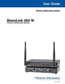 ShareLink 250 W User Guide