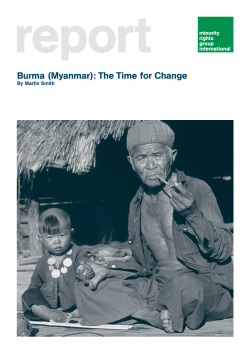 Burma (Myanmar): The Time for Change