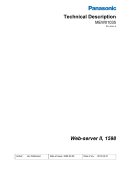Technical Description Web