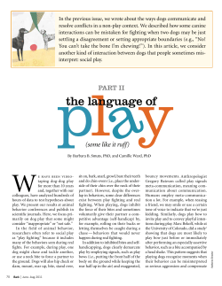 The Language of Play
