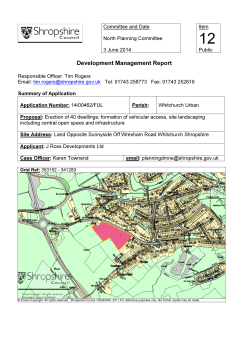 14.00462.FUL Sunnyside Wrexham Road