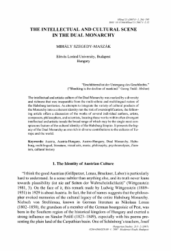 HUNGARIAN STUDIES 21. Nemzetk&ouml;zi Magyar Filol&oacute;giai