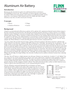 Aluminum Air Battery