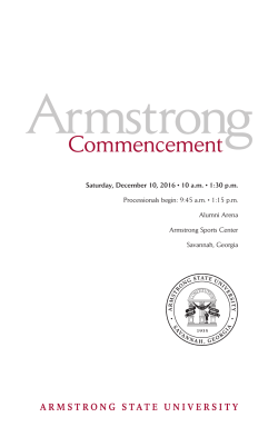 Fall 2016 Commencement Program