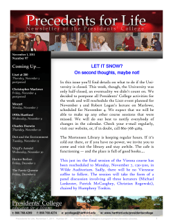 LET IT SNOW? On second thoughts, maybe not!