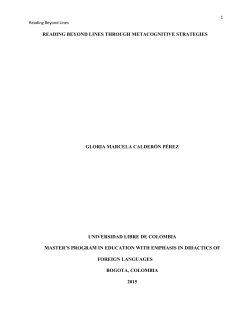 reading beyond lines through metacognitive