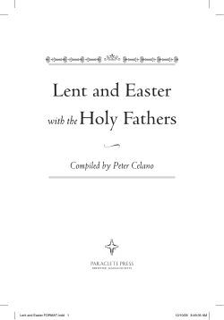 Read an excerpt - Paraclete Press