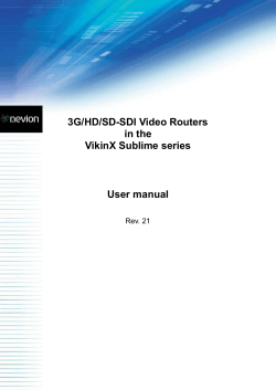 Digital Video Router