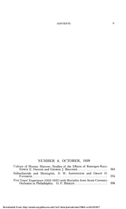 NUMBER 4, OCTOBER, 1939