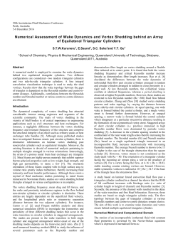 Numerical Assessment of Wake Dynamics and Vortex Shedding