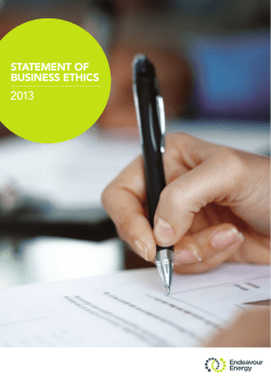 statement of business ethics