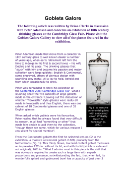 Goblets Galore - The Glass Association