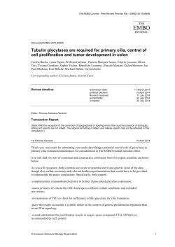Review Process - The EMBO Journal