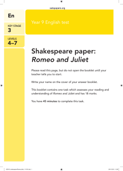 Romeo and Juliet