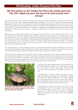 Phil Buckley: Under Pressure Part One 1