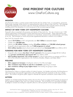 OPC 1-Pager Fact Sheet - One Percent for Culture