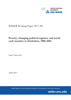 PDF - unu-wider - United Nations University