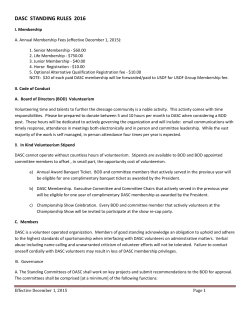 DASC Standing Rules - Dressage Association of Southern California
