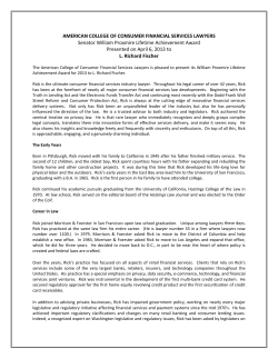 L. Richard Fischer - American College of Consumer Financial