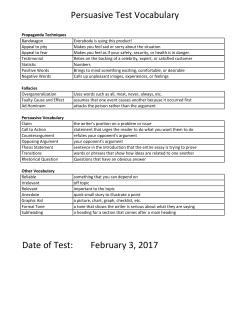 Review Sheet - Fort Bend ISD