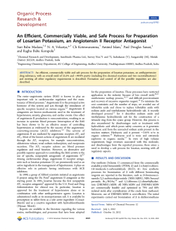 An Efficient, Commercially Viable, and Safe Process for Preparation