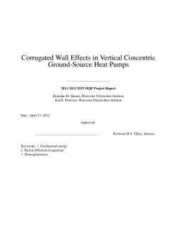 Corrugated Wall Effects in Vertical Concentric Ground