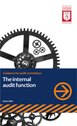 Internal Audit function Pr3
