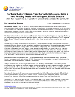 Northstar Lottery Group, Together with Scholastic, Bring a New