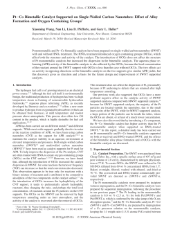 Pt-Co Bimetallic Catalyst Supported on Single
