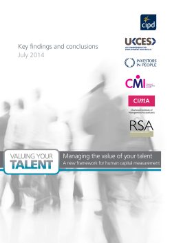 Managing the value of your talent