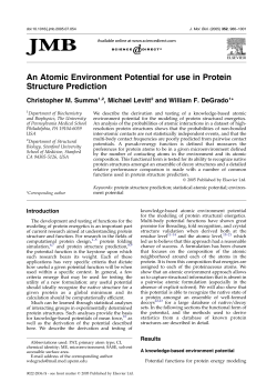 An Atomic Environment Potential for use in Protein Structure Prediction