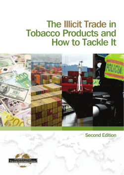 The Illicit Trade in Tobacco Products and How to Tackle It