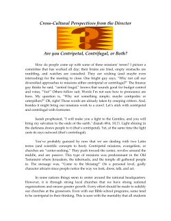 Are you Centripetal, Centrifugal, or Both