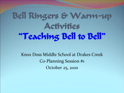 Bell Ringers Made Easy