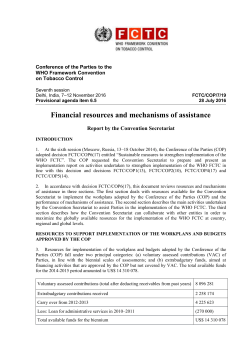 EB Document Format - World Health Organization