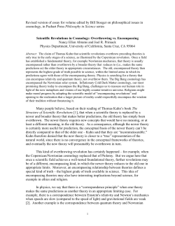 Revised version of essay for volume edited by Bill